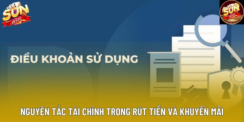 Nguyên tắc tài chính trong rút tiền và khuyến mãi